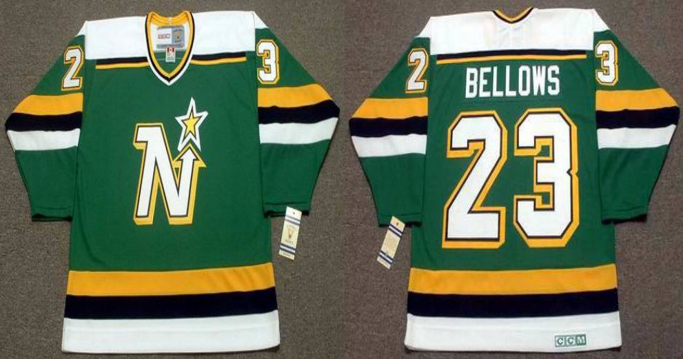 2019 Men Dallas Stars #23 Bellows Green CCM NHL jerseys->dallas stars->NHL Jersey